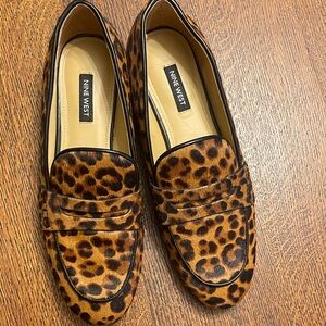 Nine West Animal Print Loafers “Manner”